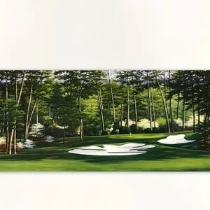 Augusta National 13th hole canvas print. Unframed. 20 x 40 inches